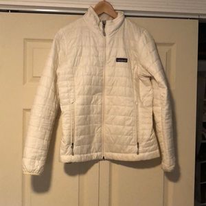 Patagonia women's small white nano puff